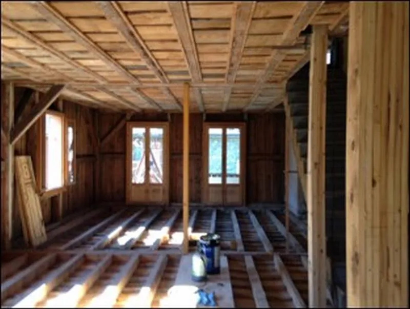 Travaux sur de réhabilitation de chalets, Meximieux, SAS Tornare