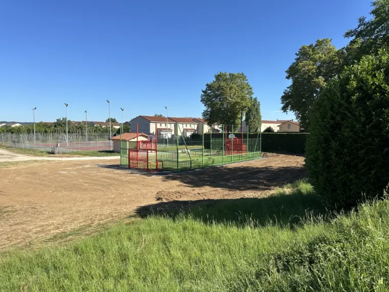 Création d'un city stade sur la commune de LEYMENT, Meximieux, SAS Tornare