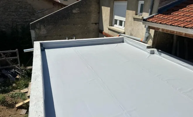 Étanchéification d'un toit terrasse, Meximieux, SAS Tornare