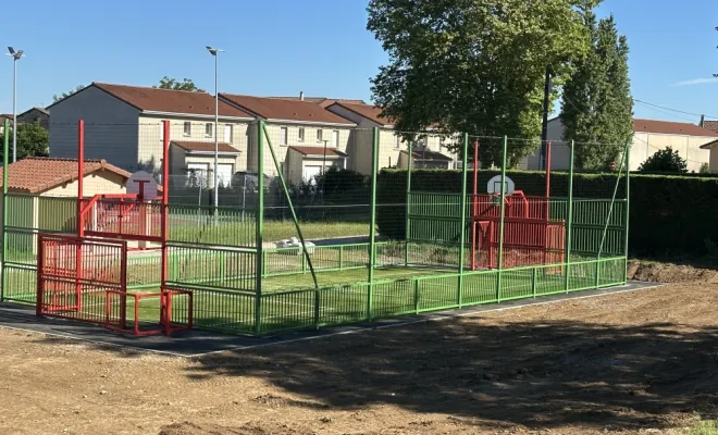 Création d'un city stade sur la commune de LEYMENT, Meximieux, SAS Tornare