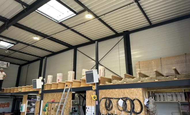 Aménagement de bureaux + parking, Meximieux, SAS Tornare