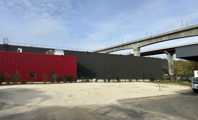 Aménagement de bureaux + parking, Meximieux, SAS Tornare
