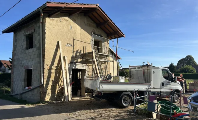 Rénovation d'une grange, Meximieux, SAS Tornare