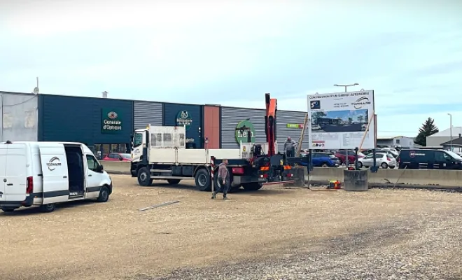 CONSTRUCTION D'UN GARAGE AUTOMOBILE, Meximieux, SAS Tornare