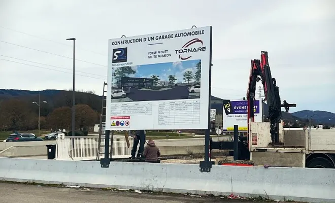 CONSTRUCTION D'UN GARAGE AUTOMOBILE, Meximieux, SAS Tornare